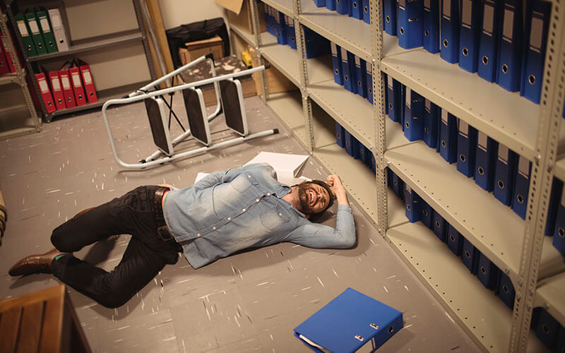 Workplace accident example