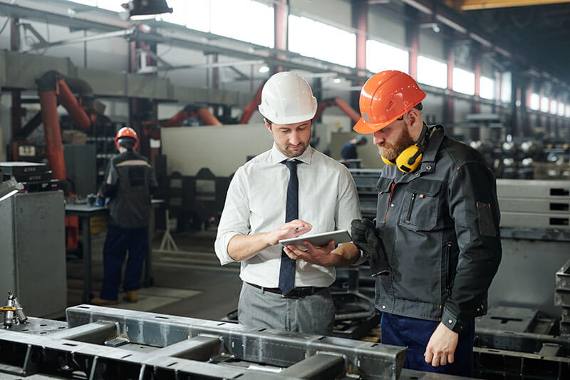 manufacturing-assembly-line Inspecting Assembly Line