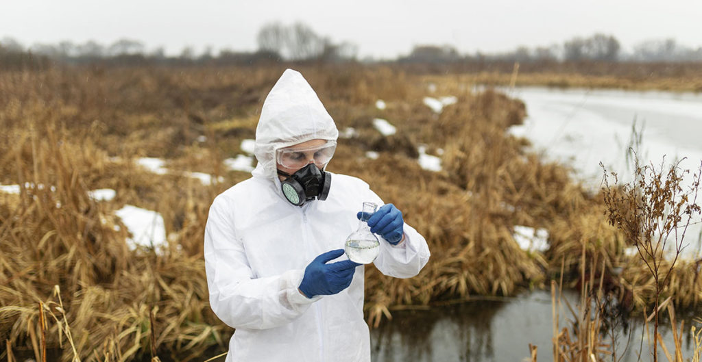 Precautions when working with chemicals