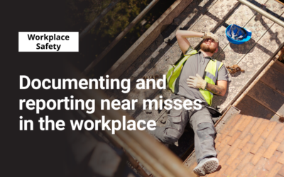 Documenting and reporting near misses in the workplace