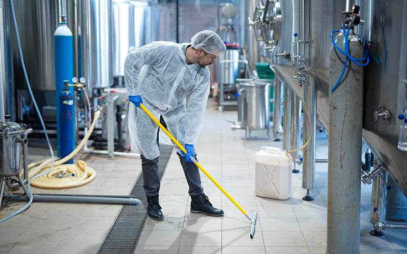 Hygiene in factory