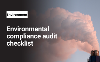 Environmental compliance audit checklist
