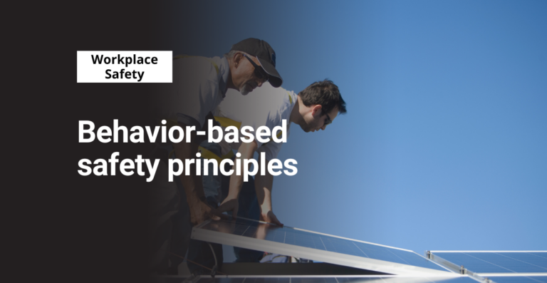 Behavior-based safety principles