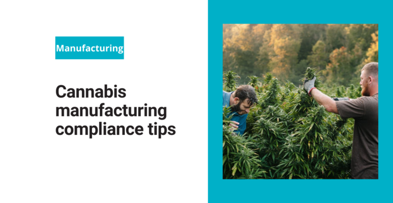 Cannabis manufacturing compliance tips