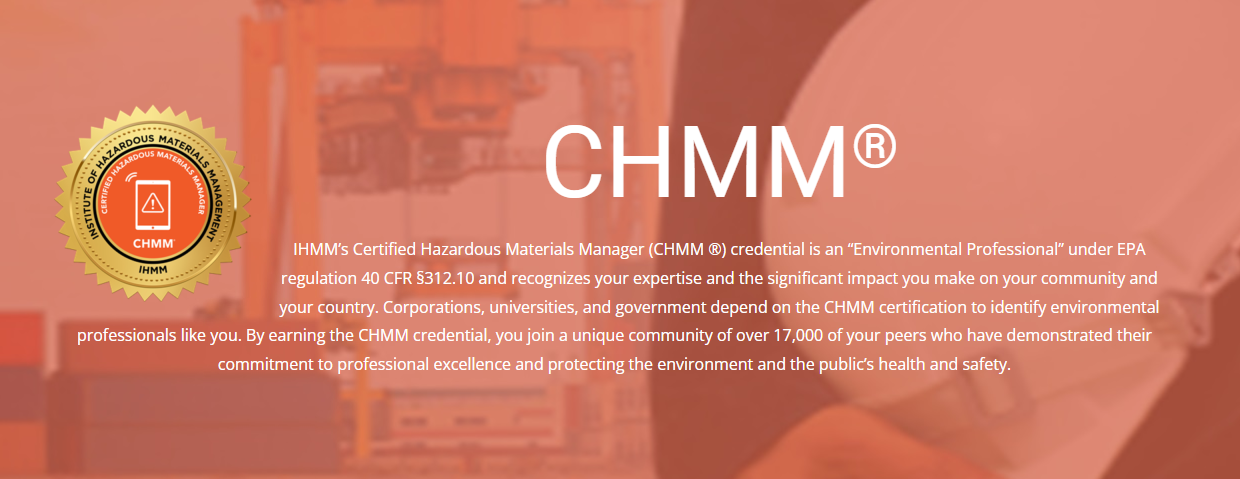 certified hazardous materials manager