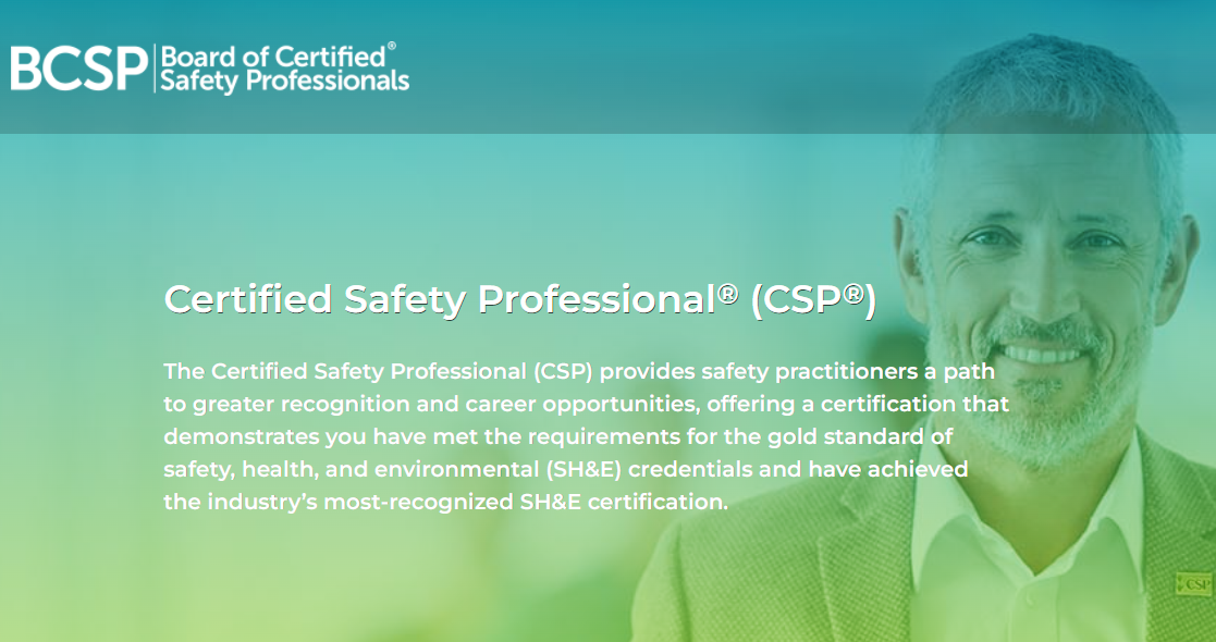 certified safety proffessional