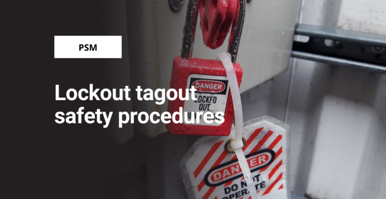 Lockout tagout safety procedures