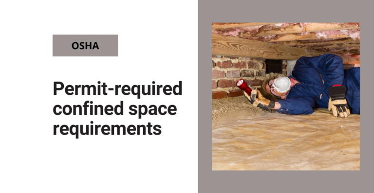 Permit-required confined space requirements