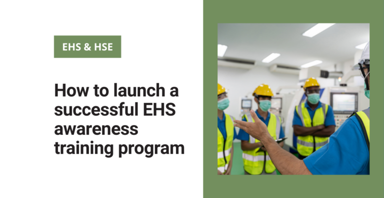 What does a successful EHS awareness training program include?