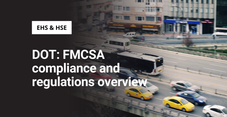 FMCSA compliance and regulations overview