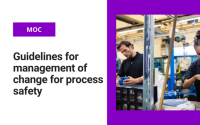 Guidelines for management of change for process safety