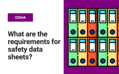 What are the requirements for safety data sheets?