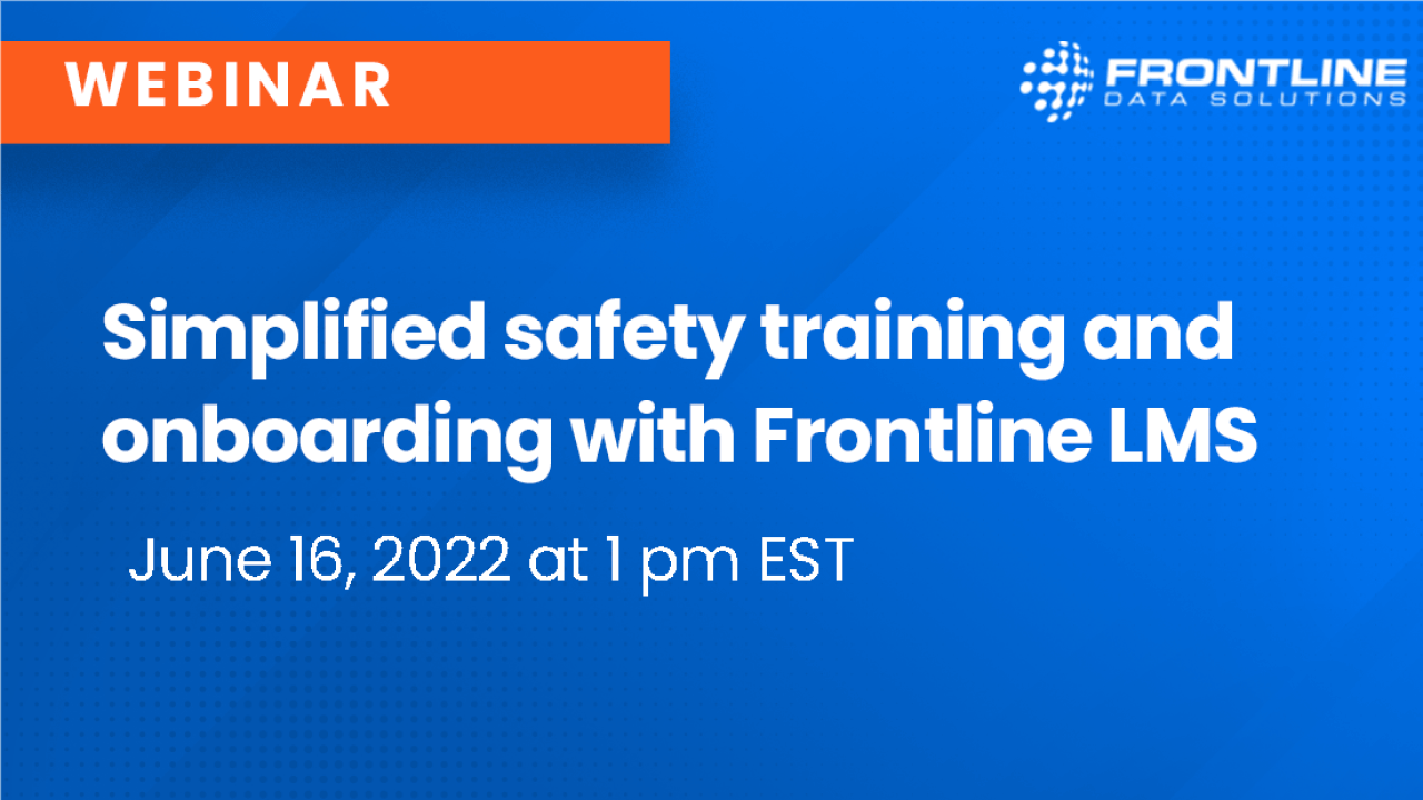 Safety webinar