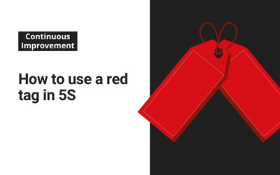How to use a red tag in 5S 