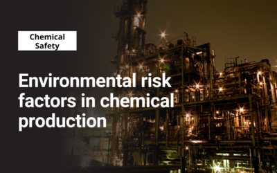 Environmental risk factors in chemical production