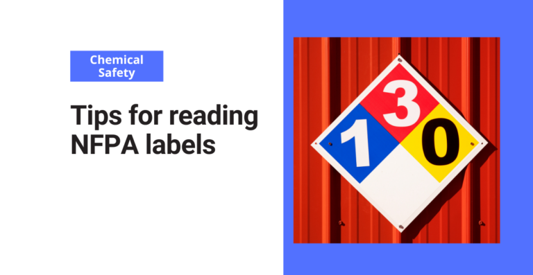 Tips for reading NFPA labels