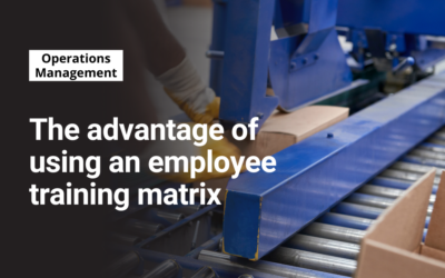 The advantage of using an employee training matrix