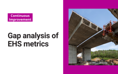 Gap analysis of EHS metrics