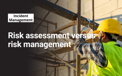 Risk assessment versus risk management