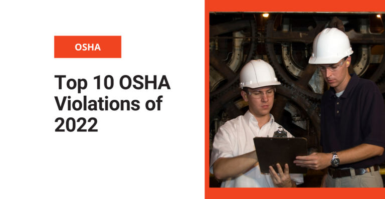 Top 10 OSHA Violations of 2022