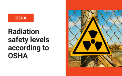 Radiation safety levels according to OSHA 