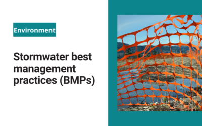 Stormwater best management practices (BMPs)