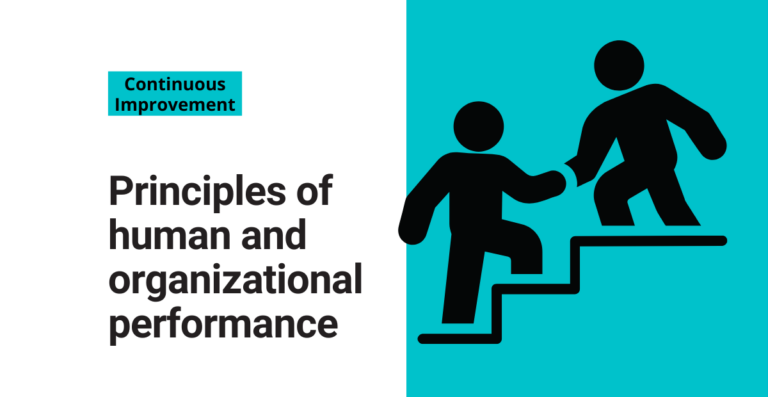 Principles of human and organizational performance