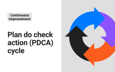 Plan do check action (PDCA) cycle