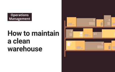 How to maintain a clean warehouse