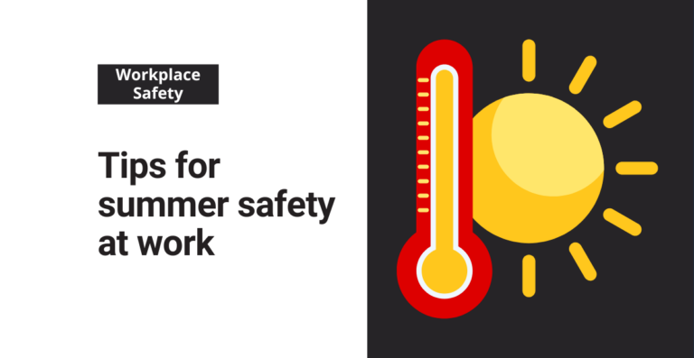 Tips for summer safety at work