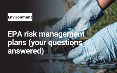 EPA risk management plans
