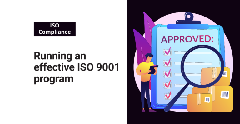 Running an effective ISO 9001 program