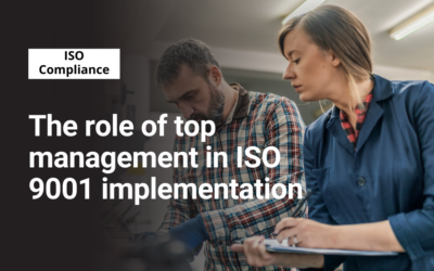 The role of top management in ISO 9001 implementation