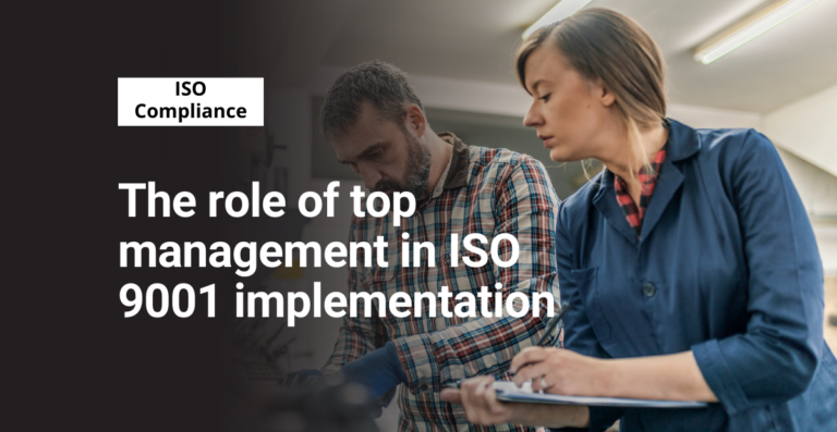 The role of top management in ISO 9001 implementation