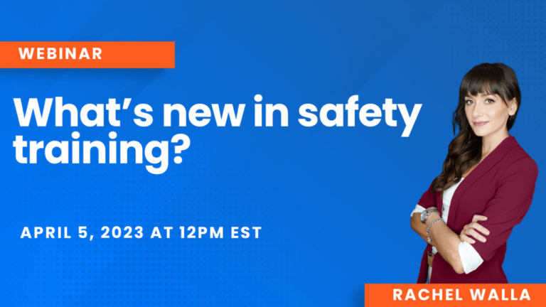 Safety training webinar