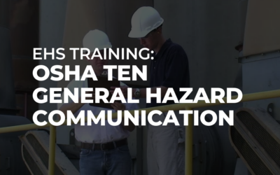 OSHA Ten General HazCom Training | Video