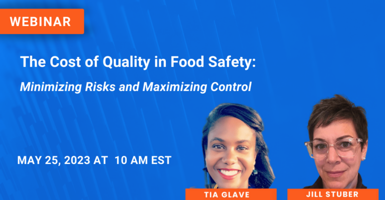 Quality control measures for food safety [webinar recap]
