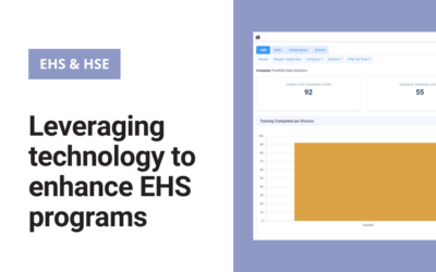 Leveraging technology to enhance EHS programs