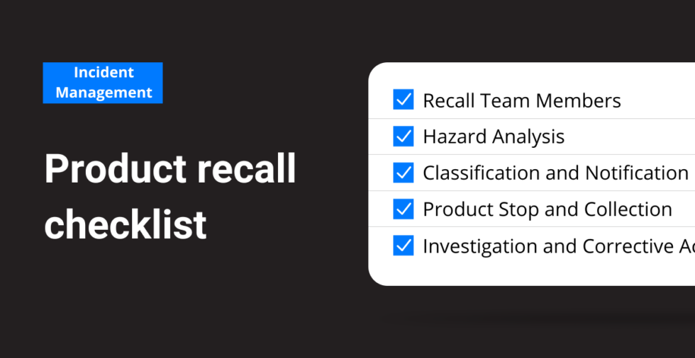 Standard product recall procedure to follow Frontline Blog