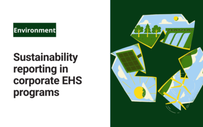 Sustainability reporting in corporate EHS programs
