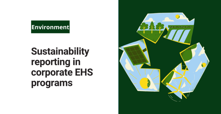 Sustainability reporting in corporate EHS programs