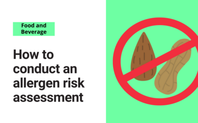 How to conduct an allergen risk assessment