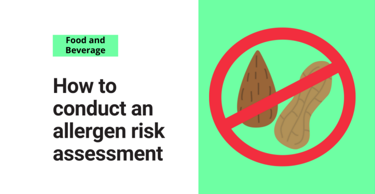 How to conduct an allergen risk assessment