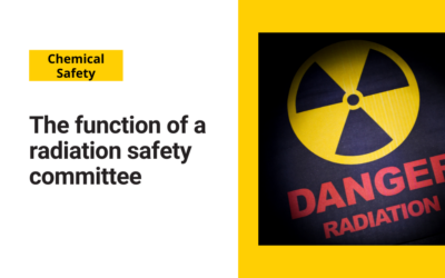 The function of a radiation safety committee