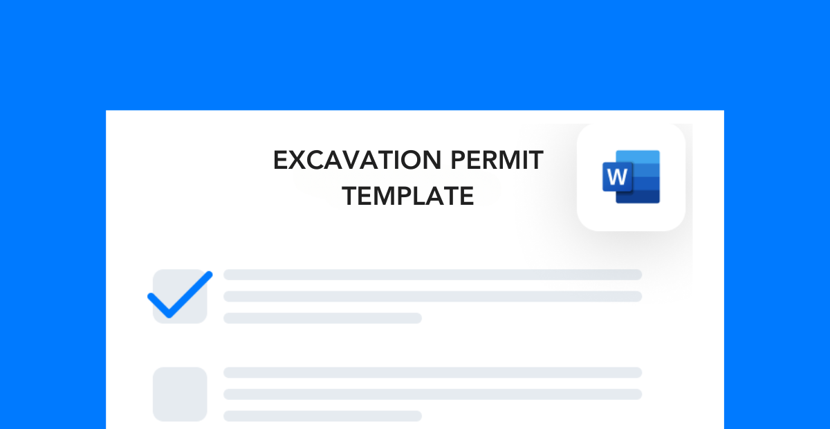 Excavation Permit Template Frontline Data Solutions Excavation Permit Template Frontline Data Solutions