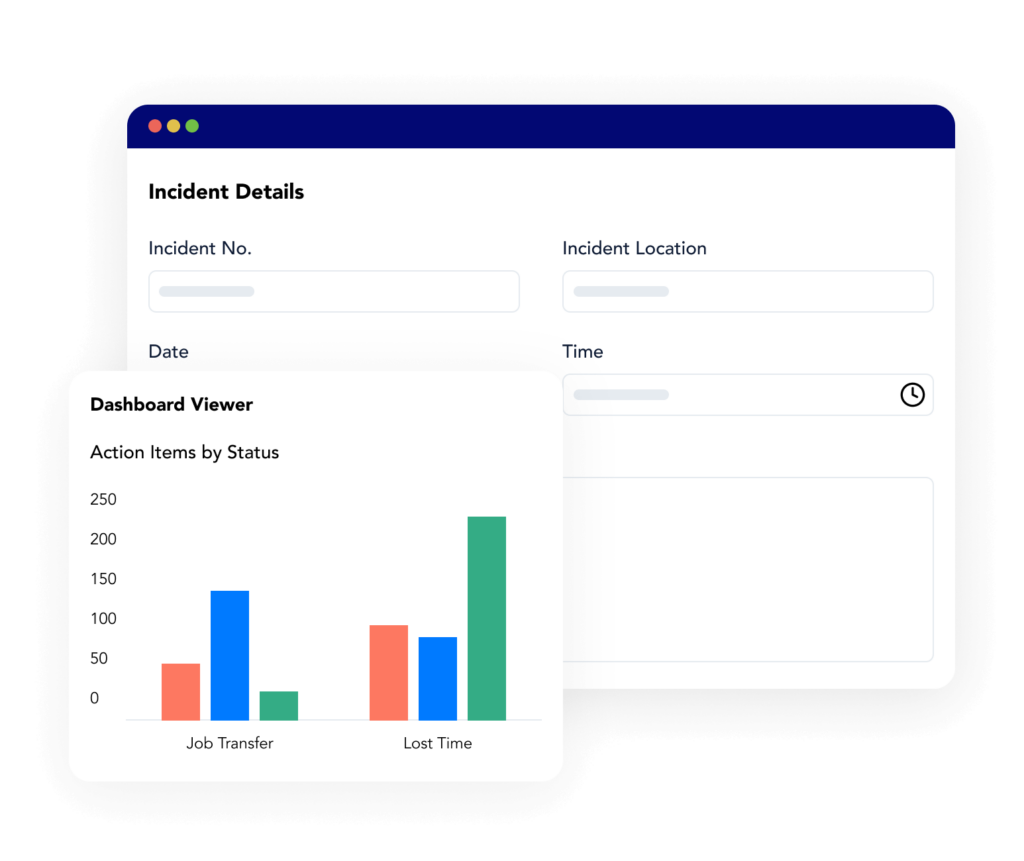 incident details dashboard on frontline act 