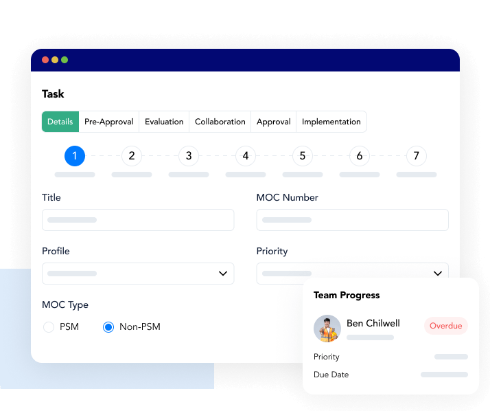 moc stages on the frontline dashboard