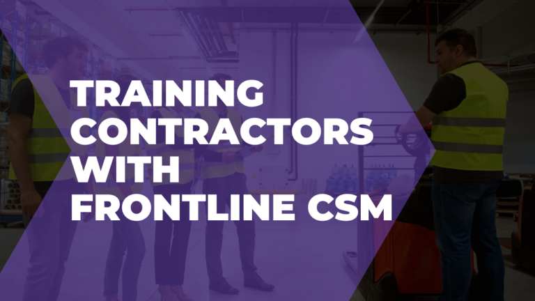 Training contractors with Frontline CSM