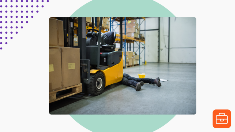 Step by step instructions for handling warehouse injuries