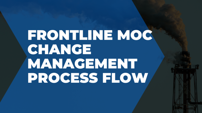 Frontline MOC change management process flow